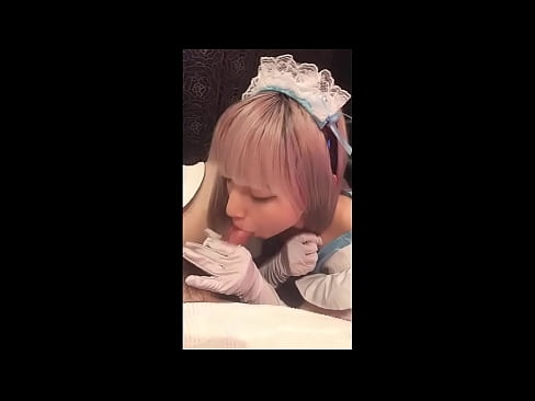 ❤️ Японський ідол [маюка], французький костюм покоївки, частина 1, мінет і дрочка з лосьйоном Супер секс у нас ❌️